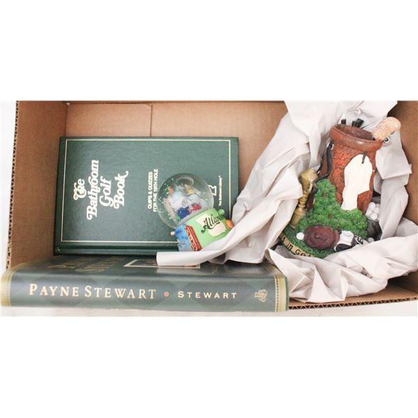 GOLF/BASEBALL SPORTS BOOKS/NOVELTY ITEMS