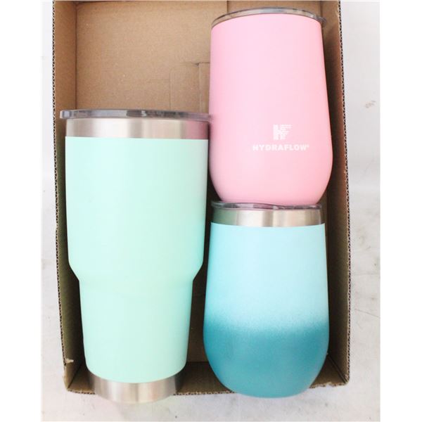 YETI TRAVEL CUPS & HYDRA GEAR TUMBLERS