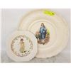 Image 1 : VINTAGE CERAMIC PINK GIRL/BLUE BOY PLATES