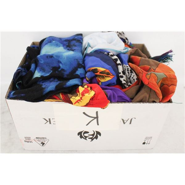 WOMENS SCARVES ASSORTED LOT