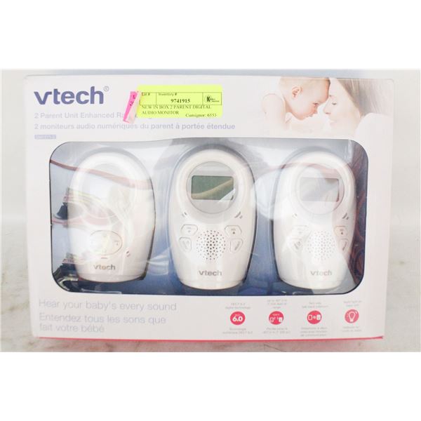 NEW IN BOX 2 PARENT DIGITAL AUDIO MONITOR