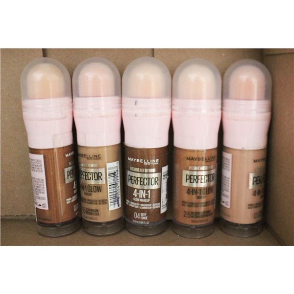 5 MAYBELLINE PERFECTION 4 IN 1 GLOW MAKEUP - NEW