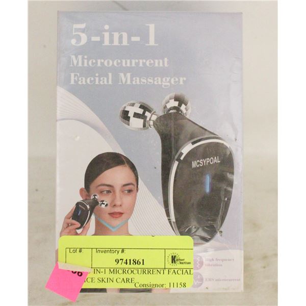 NEW 5-IN-1 MICROCURRENT FACIAL DEVICE SKIN CARE