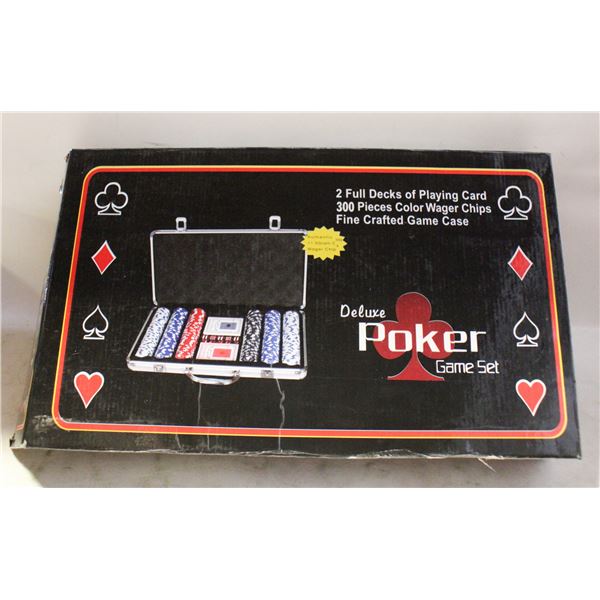DELUXE POKER GAME SET