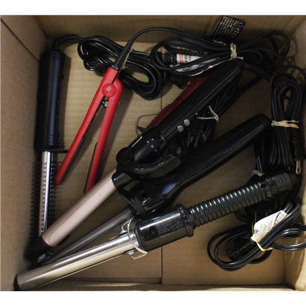 CURLING IRONS & STRAIGHTENER