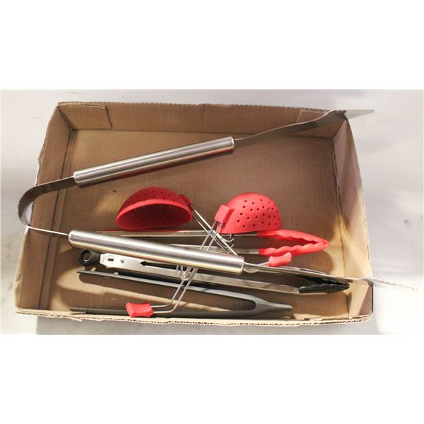 STAINLESS STEEL/SILICONE KITCHEN UTENSILS