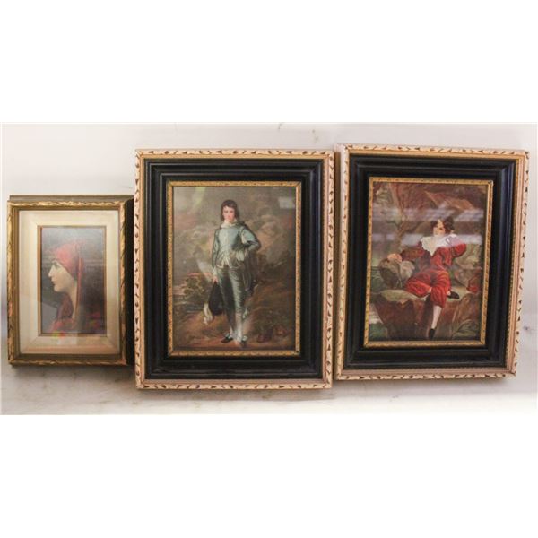 VINTAGE FRAMED ART PRINTS ASSORTED