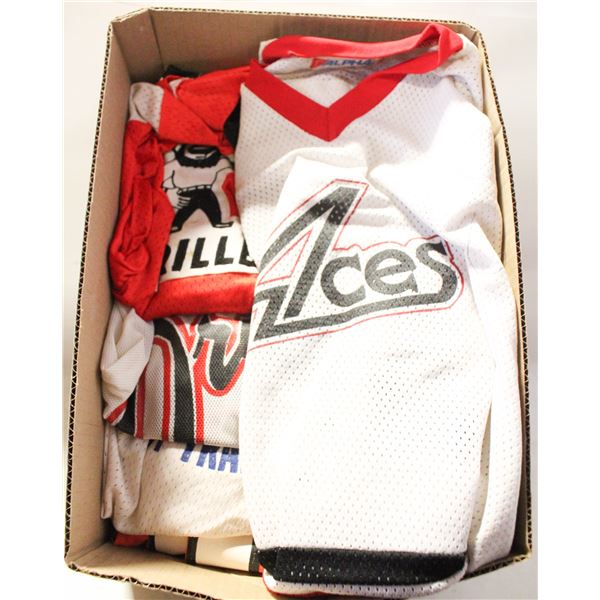 VINTAGE HOCKEY JERSEYS- BOX LOT