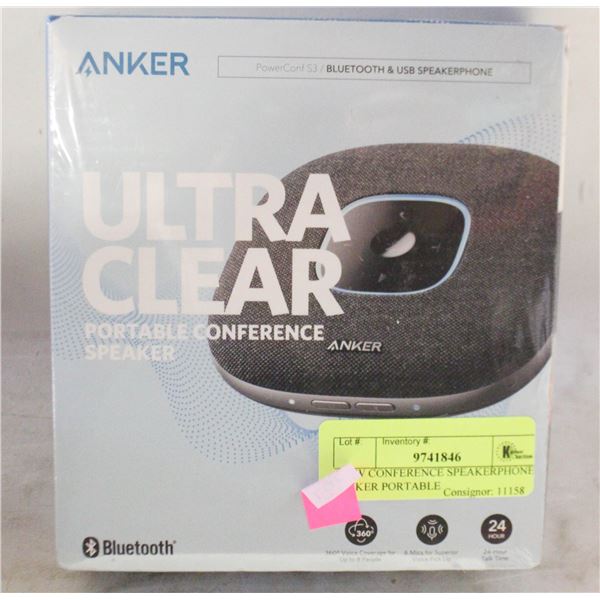 NEW CONFERENCE SPEAKERPHONE, ANKER PORTABLE
