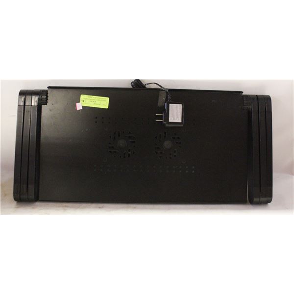 ADJUSTABLE LAPTOP COOLING STAND WITH DUAL FANS,