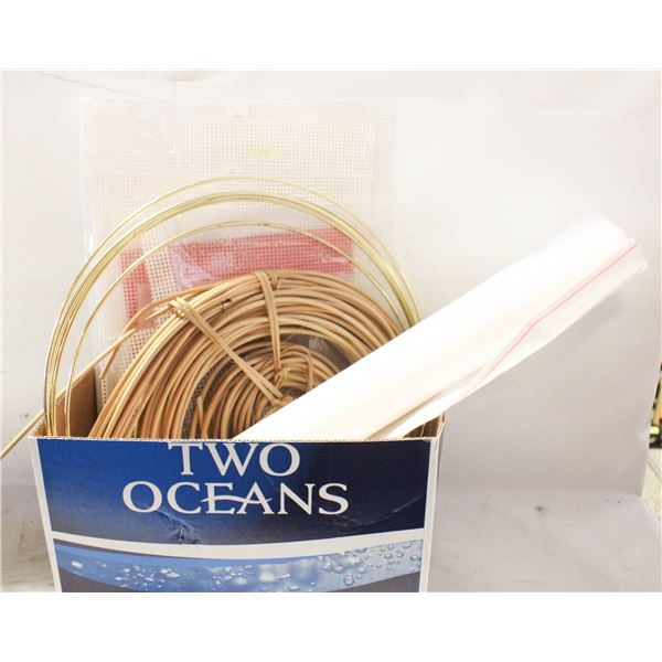 PLASTIC MESH CANVAS & METAL CRAFT HOOPS & MORE