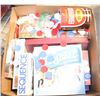 Image 1 : VINTAGE CHILDRENS GAMES/PUZZLES BOX LOT