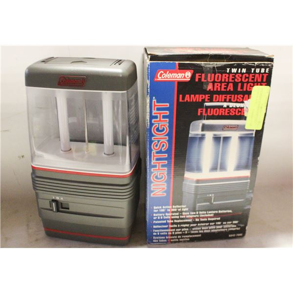 COLEMAN FLOURESCENT AREA LIGHT IN BOX