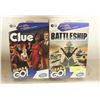Image 1 : NEW HASBRO CLUE/BATTLESHIP