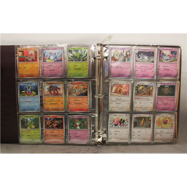 BINDER POKEMON CARDS