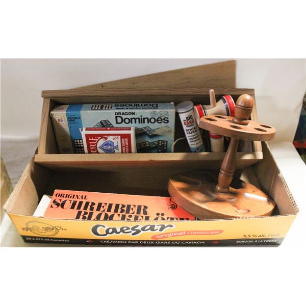 ESTATE WOODEN DECOR, CIGAR HOLDER +