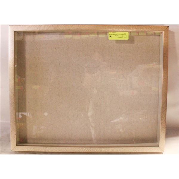 BRUSHED GOLD SHADOW FRAME 17 X 21