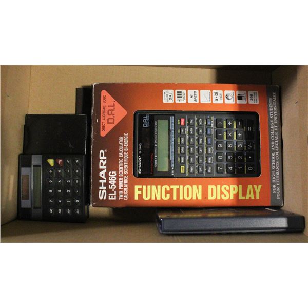 CALCULATORS (NEED BATTERIES) GRAPHIC & MORE