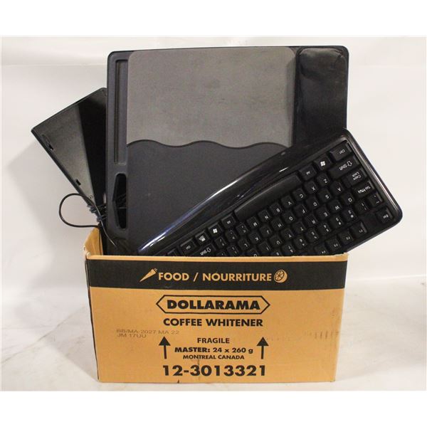 KEYBOARDS , SPEAKERS , LAPTOP LAP TRAY