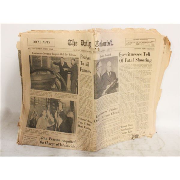 OLD NEWPAPERS 1951& 1959