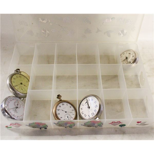 5 PART OR REPAIR POCKET WATCHES