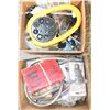Image 1 : TWO BOXES OF ASORTED PUMBING AND ELECTRICAL