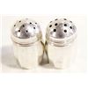 Image 1 : STERLING SILVER SALT & PEPPER SHAKERS.