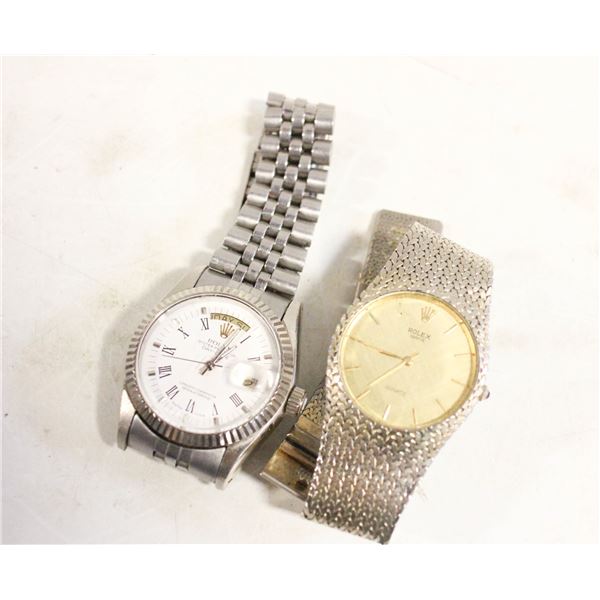 2 REPLICA ROLEX WATCHES