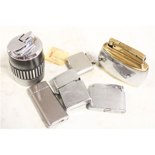 6 VINTAGE LIGHTERS
