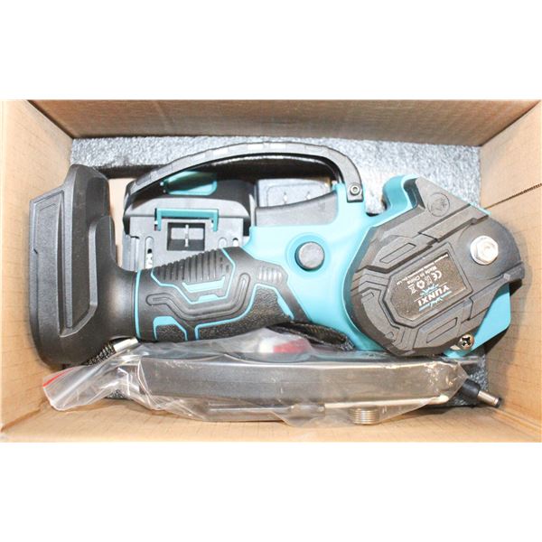 NEW IN BOX CORDLESS MINI CHAINSAW W/FAST