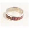 Image 1 : STERLING SILVER 925 6.5 GRAMS RING WITH RED