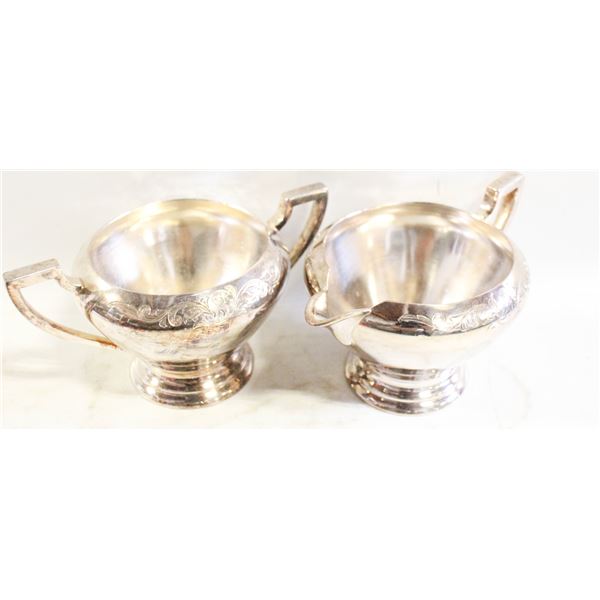 VINTAGE 20TH-CENTURY TABLEWARE EPNS SUGAR,