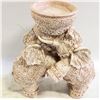 Image 1 : ELEPHANT STATUE PLANTER OR CANDLE HOLDER 9”TALL