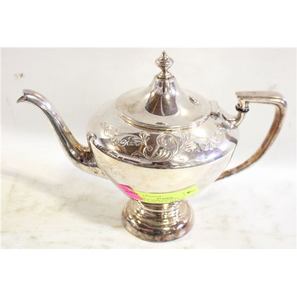 VINTAGE 20TH-CENTURY TABLEWARE EPNS TEA POT
