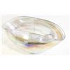 Image 1 : VINTAGE RIDESCENT MURANO ART GLASS SHELL BOWL,