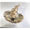 Image 1 : NEW 3D WITCH HAT BROOCH WITH RHINESTONES ACCENTS