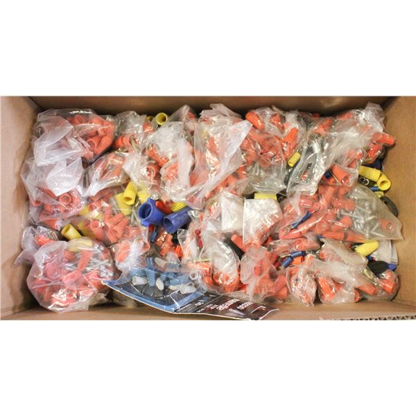 LARGE ZIPLOCK BAG FULL OF ELECTRICAL