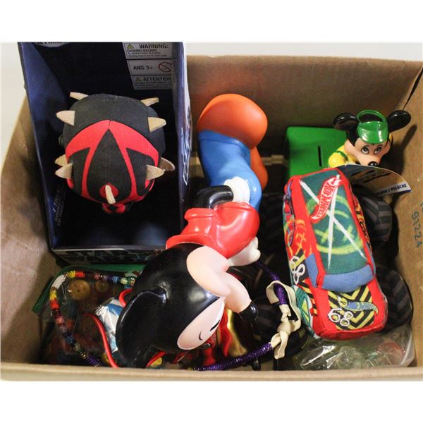 BOX OF DISNEY, STARWARS, SESAME STREET &