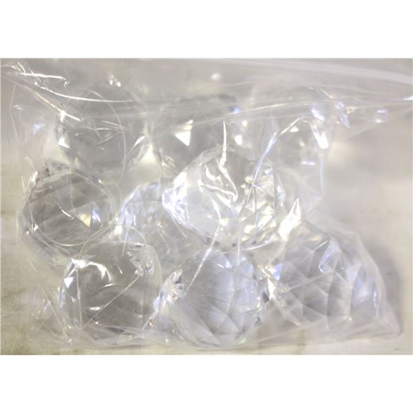 10 PRISM BALLS SUNCATCHERS 40MM