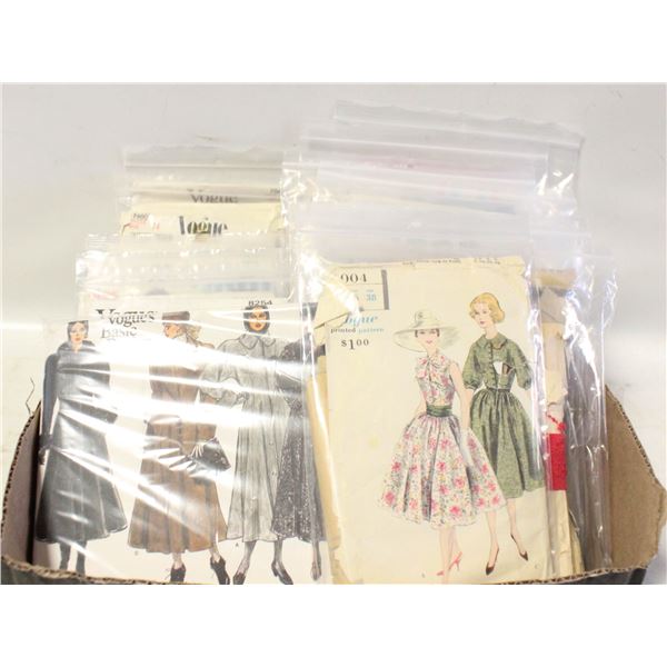 VINTAGE VOGUE & MCCALLS SEWING PATTERNS