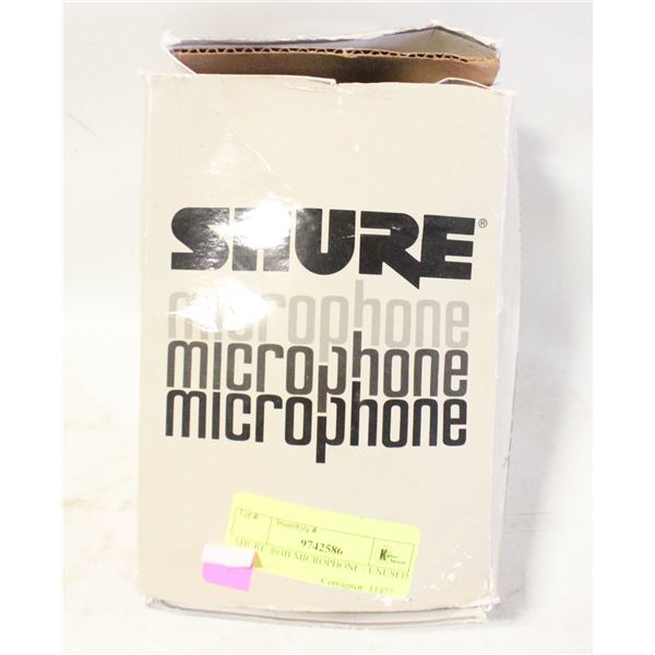 SHURE 404B MICROPHONE - UNUSED