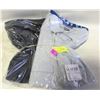 Image 1 : 2 NEW MENS XL GOLF SHIRTS BLACK/SIVER