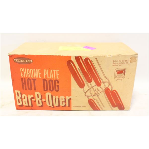 ANDROCK CHROME PLATE HOT DOG BAR-B-QUE