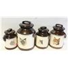 Image 1 : 4PC CAT THEME CANISTER SET