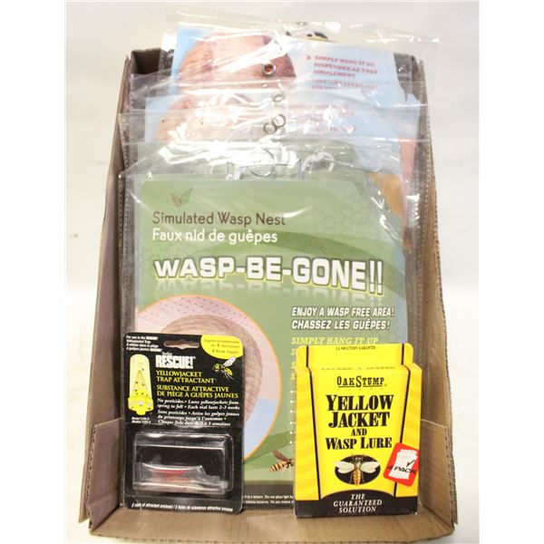 5 WASP NEST TRAPS PLUS ATTRACTANT