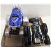 Image 1 : LOT OF 2 RC STUNT CARS 1 REMOTE MISSING