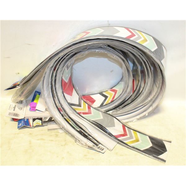 NEW 4PK CARSON DELLOSA STRAIGHT BORDERS 36FT