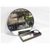Image 1 : DECORATIVE MIRRORED TRAYS SET OF 3