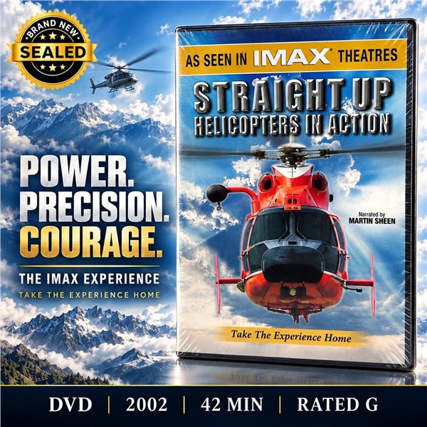 NEW DVD "STRAIGHT UP" IMAX HELICOPTERS