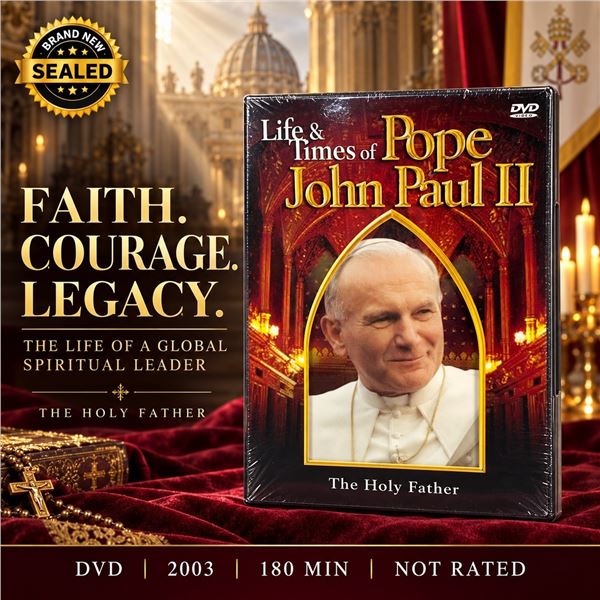 NEW DVD "LIFE & TIMES OF POPE JOHN PAUL II"